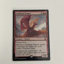 Goldspan Dragon Commander Modern Horizons 3 Magic NM 212 - Image 1