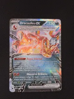 Carte Pokemon DRACAUFEU 196 PROMO EX Ecarlate et Violet SVP FR NEUF - Image 1
