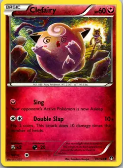 Clefairy 81/122 Common BREAKpoint Pokemon Near Mint - Image 1