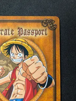 2003 One Piece Vintage Luffy Pirate Passport Card – Early Japanese Promo - Image 2