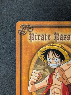 2003 One Piece Vintage Luffy Pirate Passport Card – Early Japanese Promo - Image 3