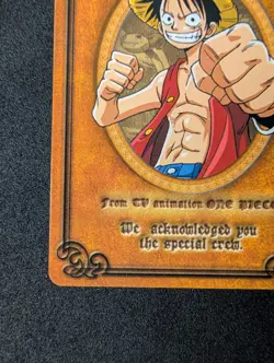 2003 One Piece Vintage Luffy Pirate Passport Card – Early Japanese Promo - Image 5
