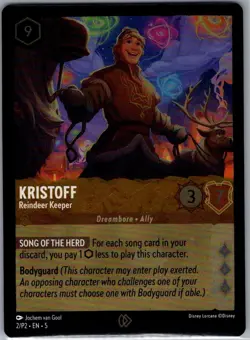 Kristoff - Reindeer Keeper 2/P2 Foil Disney Lorcana Promo Cards - Lorcana - NM - Image 1