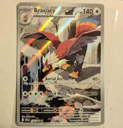 Pokemon Braviary 155/086 Sv: Black Bolt Holo Illustration Rare Stage 1 Card - Image 1