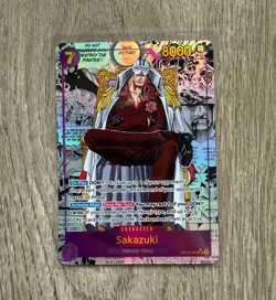 One Piece TCG OP16-065 SR Sakazuki Manga The Time Of Battle OP16 - English NM/M - Image 2
