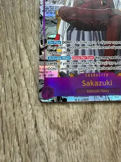 One Piece TCG OP16-065 SR Sakazuki Manga The Time Of Battle OP16 - English NM/M - Image 5