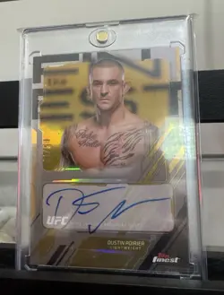 Topps 2025 Finest UFC Dustin Poirier The Finest Auto first on print #1/50 TFA-DP - Image 1