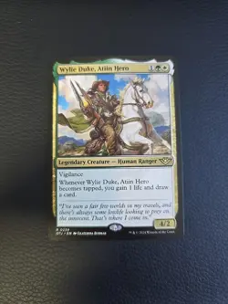 x1 Wylie Duke, Atiin Hero R MTG Outlaws of Thunder Junction M/NM, English - Image 1