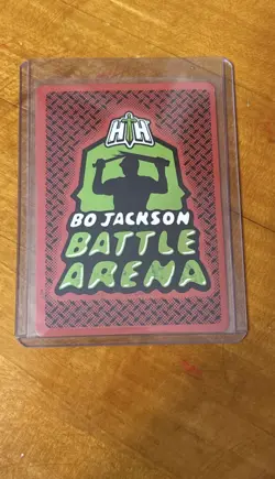 2026 Tecmo Bowl Bo Jackson Battle Arena The Manster Inspired Ink Fire Auto /50 - Image 2