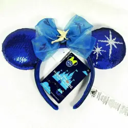 2023 Disney Parks the Main Attraction Peter Pan’s Flight June Ear Headband Tink - Image 1