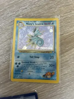 Wizards of the Coast Misty's Seadra Prerelease Holo Gym Heroes 9/132 - Image 1