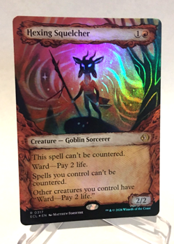 MTG FOIL 317 HEXING SQUELCHER Showcase Lorwyn Eclipsed Pack Fresh - Image 2