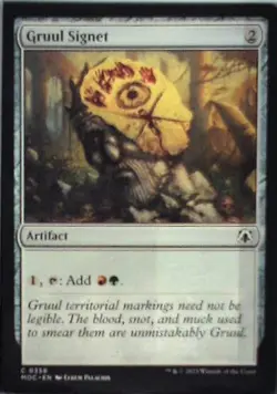 Gruul Signet - Commander: March of the Machine: #358, MTG Nm R233 - Image 1