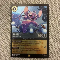 Disney Lorcana Winterspell Angel - Experiment 624 Cold Foil 191/204 EN - Image 1