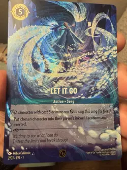 Disney Lorcana LET IT GO Top Prize Challenge Foil Promo 2/C1 EN 1 - Image 1