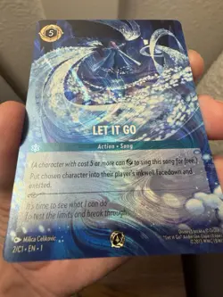 Disney Lorcana LET IT GO Top Prize Challenge Foil Promo 2/C1 EN 1 - Image 3