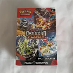 Pokemon TCG Scarlet & Violet Obsidian Flames Booster Bundle Box 6 Packs - Image 1