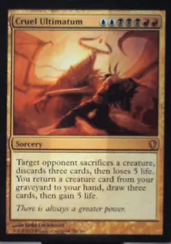 Cruel Ultimatum - Commander 2013: #182, Magic: The Gathering Nm R236 - Image 1