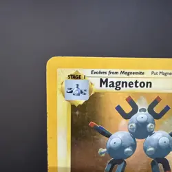 Pokemon TCG Magneton Holo Rare Card 9/102 Unlimited LP Base Set - Image 5