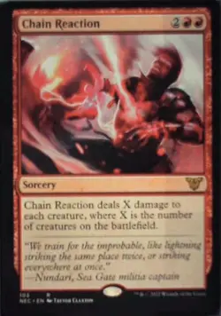 Chain Reaction - Commander: Kamigawa: Neon Dynasty: #103, MTG Nm R238 - Image 1