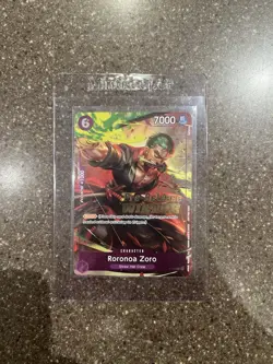 Roronoa Zoro (OP-06 Pre-Release Tournament) [Winner] P-045 One Piece Card - Image 1