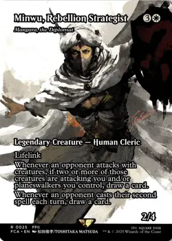 NM - Minwu, Rebellion Strategist - Mangara, the Diplomat (Showcase) R FINAL FANT - Image 1