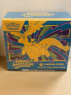 Pokemon Ascended Heroes Pokemon Center Exclusive Elite Trainer Box ETB Sealed - Image 1