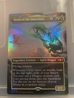 MTG ** FOIL ** Ureni of the Unwritten (Borderless) - Tarkir: Dragonstorm - Image 1