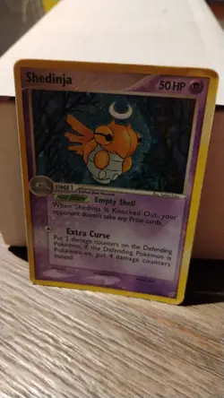 SHEDINJA Deoxys 2005 POKEMON Holo Foil Trading Card 14/107 TCG - Image 1