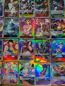 One Piece tcg Card Game 100 Cards Collection Mixed Lot w/ 10 FOILS Included - Image 2