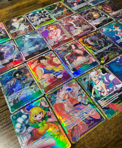 One Piece tcg Card Game 100 Cards Collection Mixed Lot w/ 10 FOILS Included - Image 3