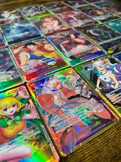 One Piece tcg Card Game 100 Cards Collection Mixed Lot w/ 10 FOILS Included - Image 4