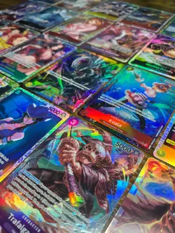 One Piece tcg Card Game 100 Cards Collection Mixed Lot w/ 10 FOILS Included - Image 5