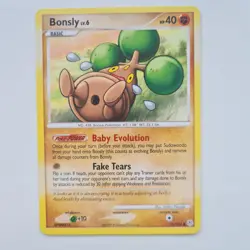 Bonsly 71/130 Uncommon Diamond Pearl Pokemon Card 2007 NM - Image 1