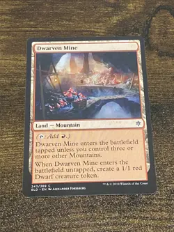 Dwarven Mine Throne of Eldraine 243/269 MTG Magic The Gathering D6377* - Image 1