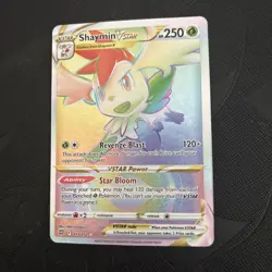 Pokemon TCG Shaymin VSTAR Rainbow Secret Rare Card Brilliant Stars 173/172 - Image 2