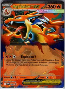 Mega Charizard Y ex 030 ME: Mega Evolution Promo - Pokemon Card - NM - Image 1