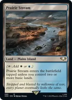 Prairie Stream (Surge Foil) -Foil Near Mint MTG Universes Beyond: Warhammer 40K - Image 1