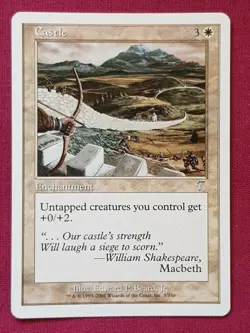 Magic The Gathering 7TH EDITION CASTLE white card MTG - Image 1