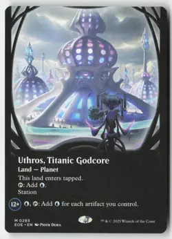 MTG - Uthros, Titanic Godcore (Borderless) M Edge of Eternities 285 LP-NM - Image 1