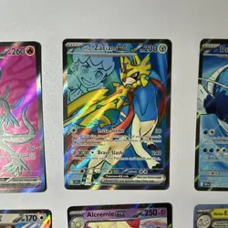 Pokemon TCG English Holo/Foil 6-Card ex Lot: Salazzle, Hop's Zacian + - Image 3