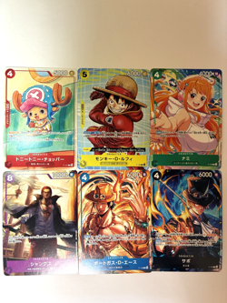 One Piece McDonald's 2025 Promo Pack, 6 Card Set Japanese SEALED - Image 1