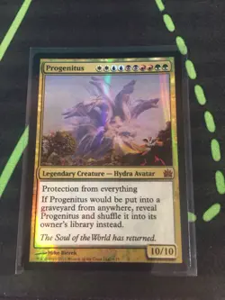 MTG Magic The Gathering Progenitus Foil Mythic FtV 5 Color Hydra Avatar - Image 1