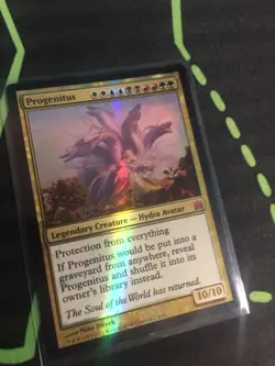 MTG Magic The Gathering Progenitus Foil Mythic FtV 5 Color Hydra Avatar - Image 2