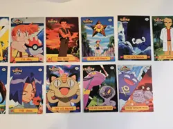 1999 Topps Pokemon 13-Card Complete Puzzle Set TV Animation Jesse James Pikachu - Image 5