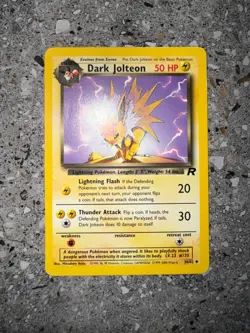 Pokemon TCG Cards Dark Jolteon 38/82 Team Rocket Uncommon LP-MP - Image 3