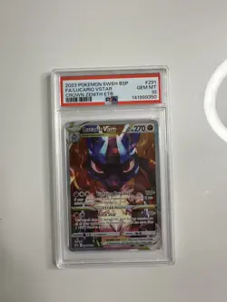 PSA 10 LUCARIO VSTAR SWSH291 CROWN ZENTIH ETB PROMO POKEMON CARD - Image 1
