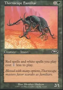 MTG magic cards 1x Thornscape Familiar - Foil Planeshift NM-Mint, English - Image 1