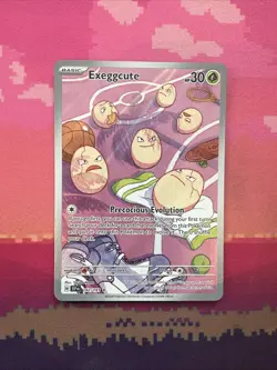 Pokemon Card Exeggcute 192/191 Illustration Rare Surging Sparks Near Mint - Image 1