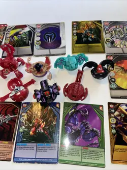 Bakugan Battle Brawlers Lot Of 7 with cards Lot D - Image 3